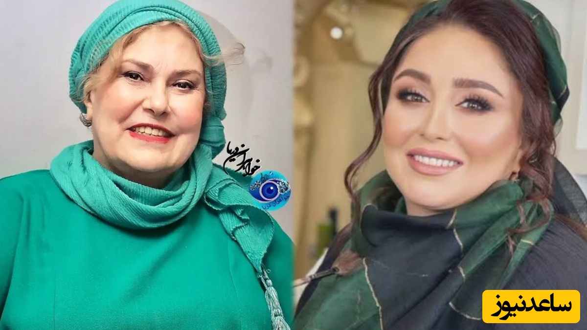 ژاله صامتی مهمان ویژه سورپرایز تولد مهرانه مهین ترابی، بازیگر مجرد سینما و تئاتر / همسر ژاله خانم هم بود