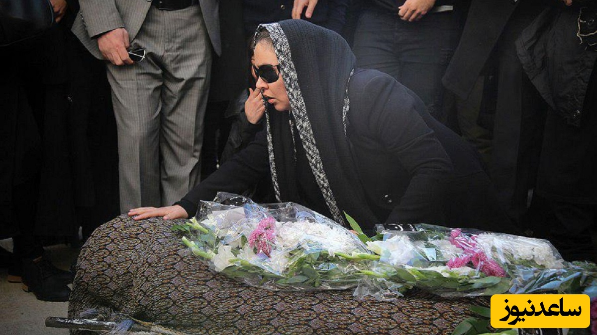بی‌قراری شدید زیبا بروفه در مراسم خاکسپاری همسرش؛ از آخرین بوسه بر پیکر همسر جوانش تا دلداری دادن علیرام نورایی به خانم بازیگر در بهشت زهرا+عکس و فیلم