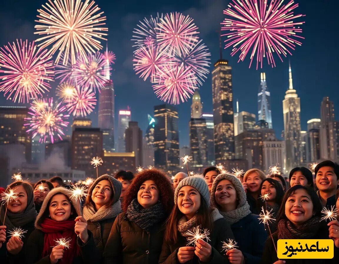 ویدیو | خیره‌کننده‌ترین آتش بازی‌های آغاز سال نو میلادی 2025 / از جشن رمانتیک لندن تا رقص اژدهای شانگهای