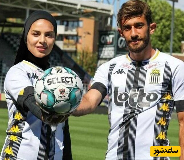 زوج خوشبخت فوتبالیست ایران علی قلی زاده و همسرش یاسمن فرمانی در خارج از کشور با پسر کوچک و سگ خانگی شان +عکس