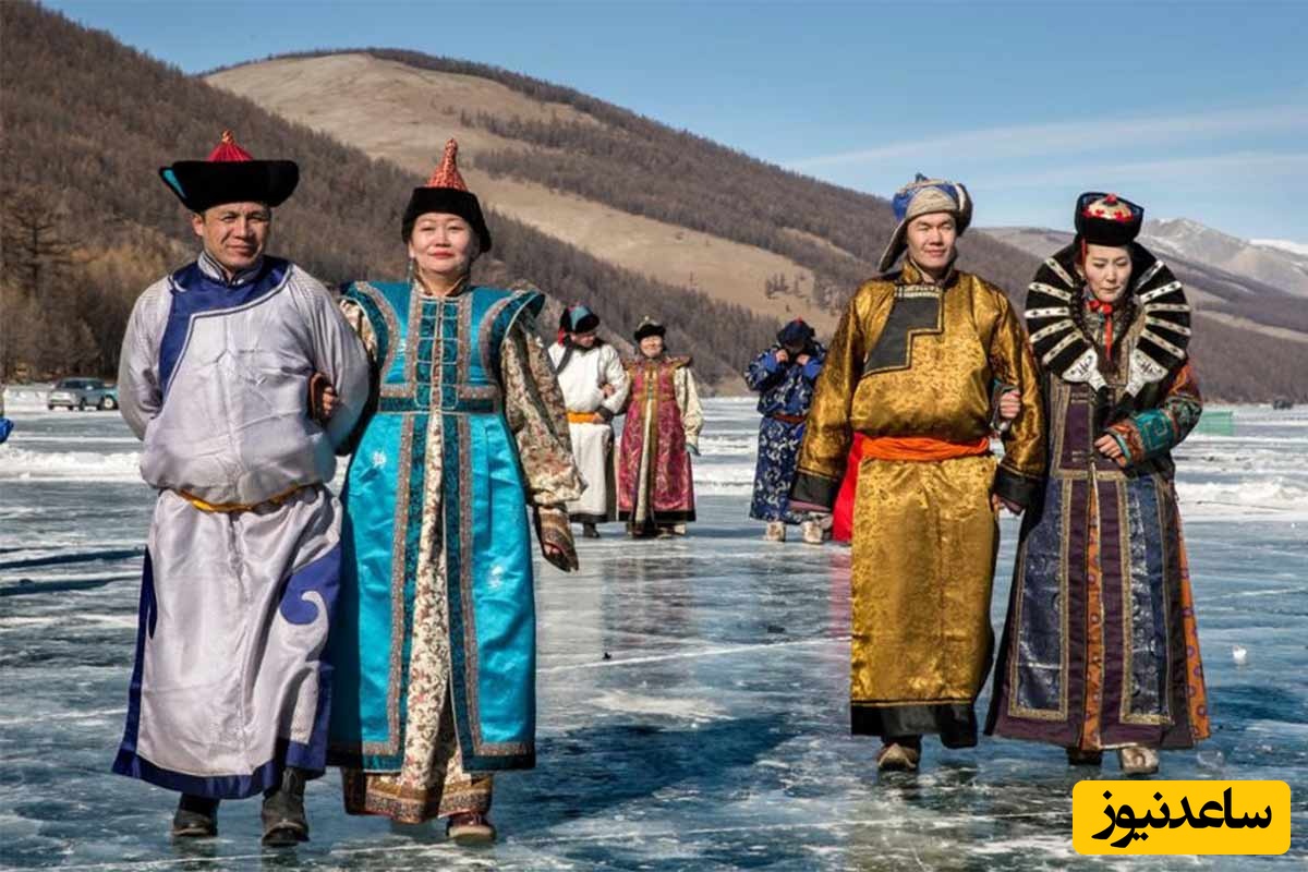 پربازدیدشدن خلاقیت خنده دار مغولستانی ها برای حضور المپیک با لباس بامزه و سنتی/ باحال و زیبا👌+عکس