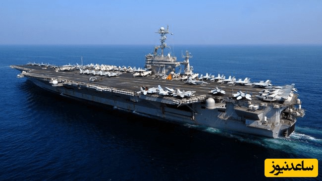 هدایای جدید سپاه پاسداران به ناو آبراهام لینکلن، 4 موشک قدر