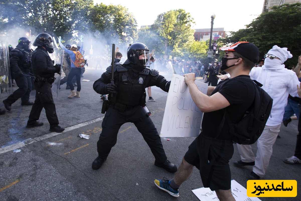 (ویدیو) برخورد شدید پلیس سوئد با تظهارات کنندگان حامی فلسطین