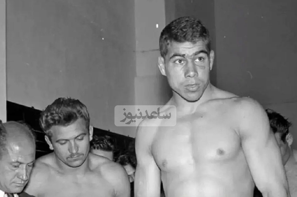 غلامرضا تختی سال 1333 در 24 سالگی و در کربلا