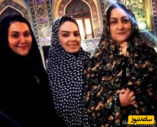 بازیگران در حرم امام رضا