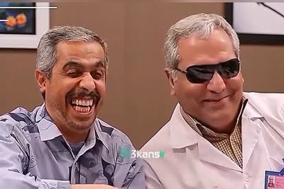 مطمئناً خنده‌دارترین سکانس از پشت صحنه «درحاشیه» لبخند به لباتون میاره/ مهران مدیری غش کرد از دست جواد رضویان