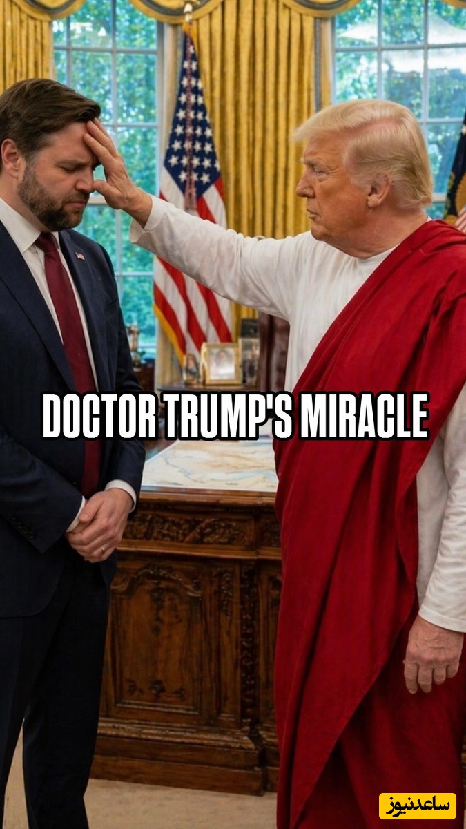 شفای عجیب جی‌دی ونس به دست ترامپ / اعتماد بنفس ترامپ رو یونجه داشت سالی دوبار زعفرون میداد😂