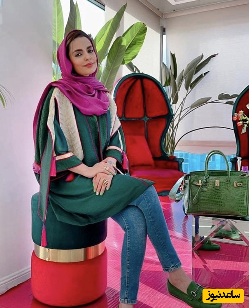 تیپ مدرن و لاکچری سپیده خداوردی/پالتوی پلنگی کوتاه با بوت های تا زیر زانو چقدر بهش میاد😎😍👌🏻