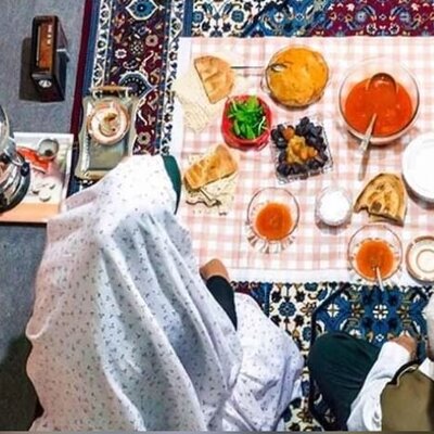 خلاقیت بی نظیر یک مادر ایرانی با پختن یک نان منحصر به فرد برای تزئین سفره افطار/ چقدر شیک و مجلسی+عکس