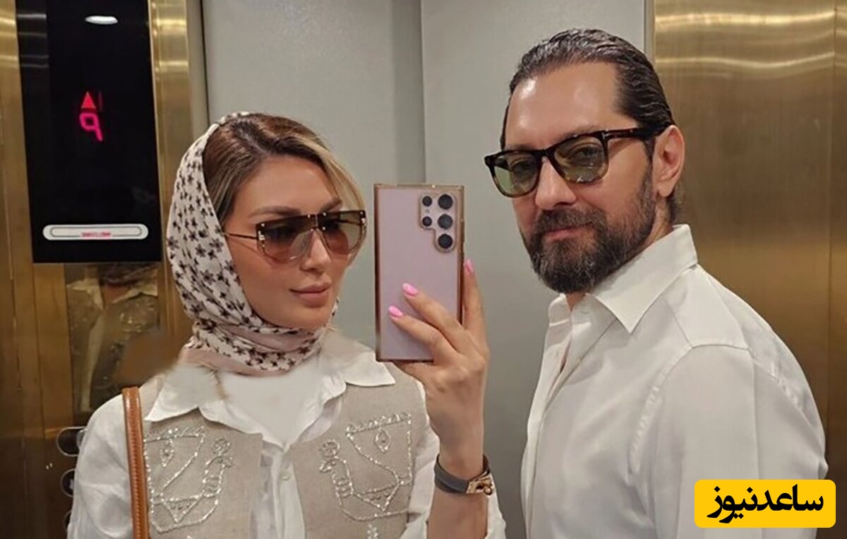 هنرنمایی مینا مختاری در خلق بشقاب‌های سفالی با طرح گل/ استوری خاص همسر بهرام رادان +عکس