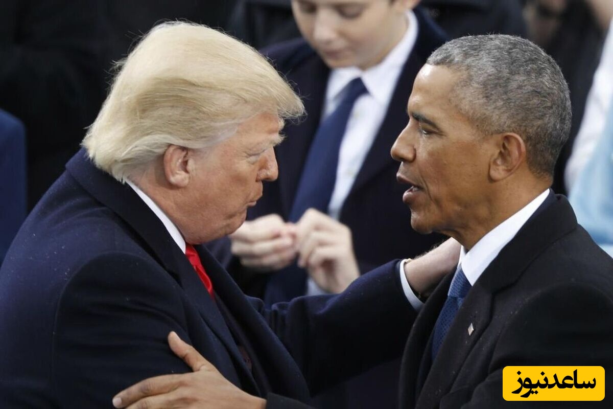 لحظه دستگیری اوباما در کاخ سفید توسط FBI با خنده های شیطانی ترامپ +فیلم