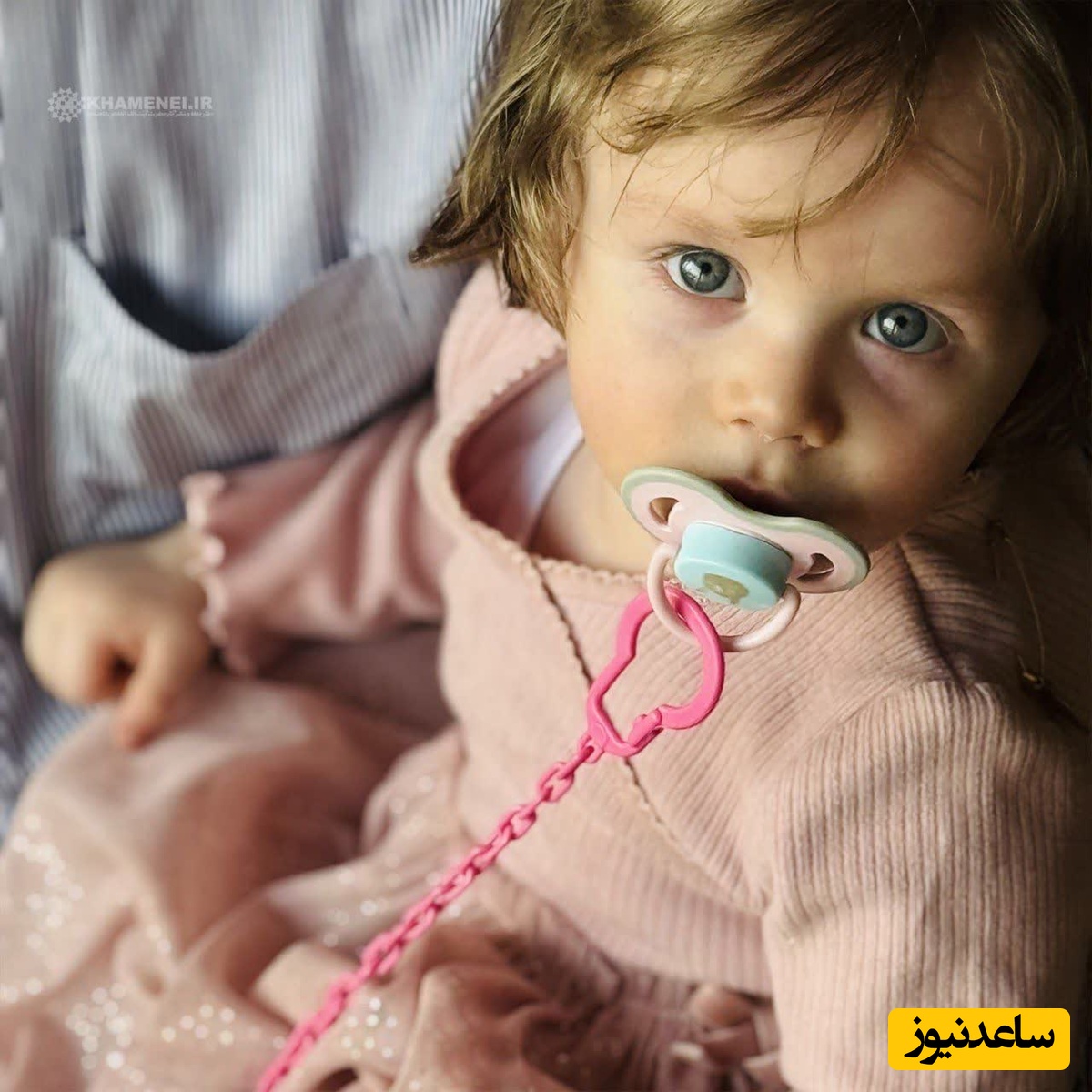 توییت پرمعنای خبرنگار بریتانیایی درباره رهبر انقلاب و هم دردی‌اش به خاطر مرگ نوه زیبای او: این کوچولو کشته شد چون رهبر  ایران حاضر نشد...