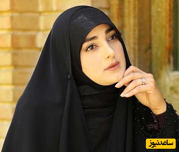 قیافه دهه شصتی ستاره سادات قطبی با سیبیل و مقنعه+ عکس خاص