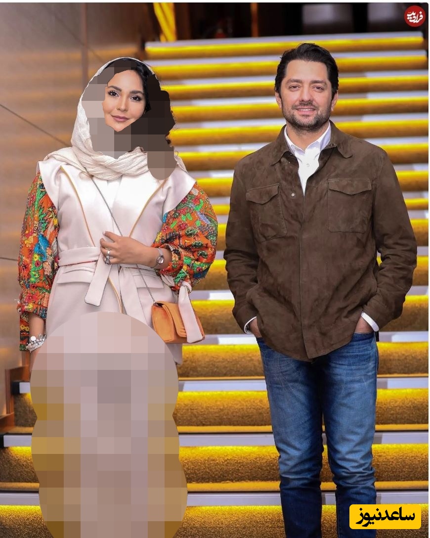 ستایش رجایینیا در کنار بهرام رادان