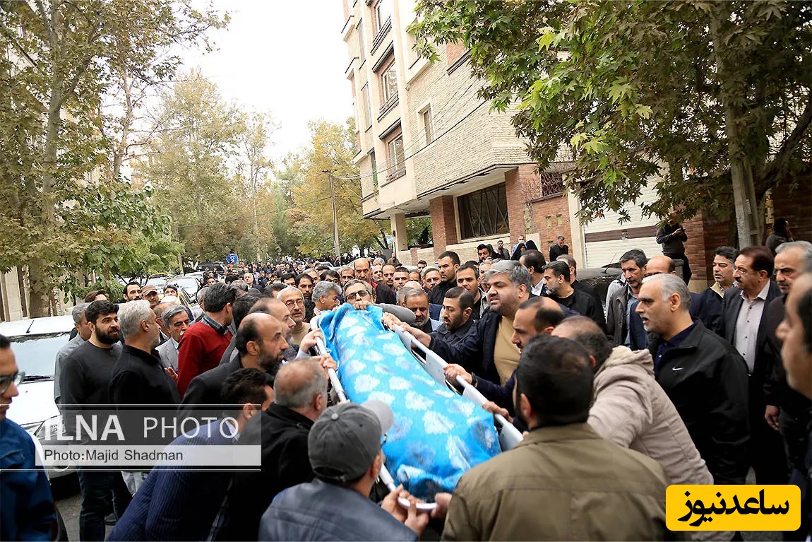 تشیع جنازه خواهر احمدی نژاد 