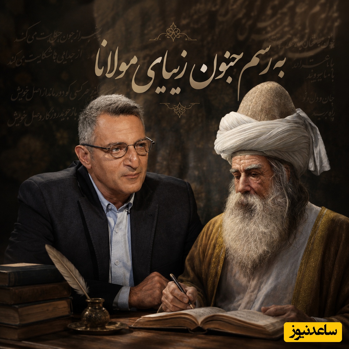 به رسم جنون زیبای مولانا با صدای بهشتی استاد ماحوزی برای توصیف تجلی عشق الهی در انسان + فیلم