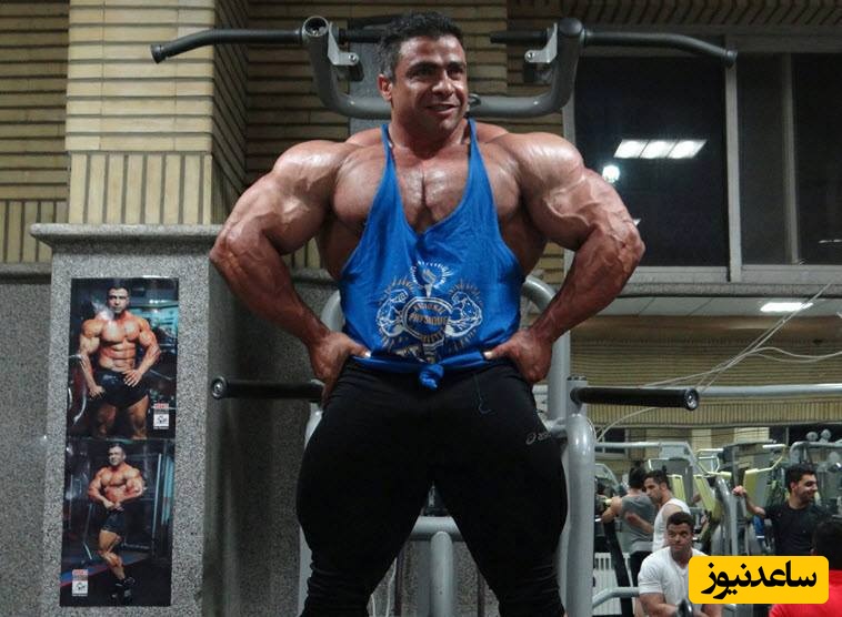 تذکر جدی بیت الله عباسپور، کوه عضله ایران به یک دختر خارجی در مسترالمپیا: من مسلمانم به من دست نده/ روحش شاد+فیلم