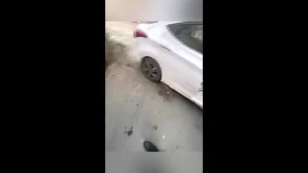 واکنش باورنکردنی راننده هیوندای پس از تصادف با درخت در اهواز! + فیلم