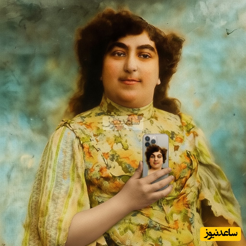 رونمایی از اولین تصاویر رنگی زنان قاجار!/ تو زیبایی، هیشکی به گرد پای عصمت‌الوله نمی‌رسه!😂 +ویدیو