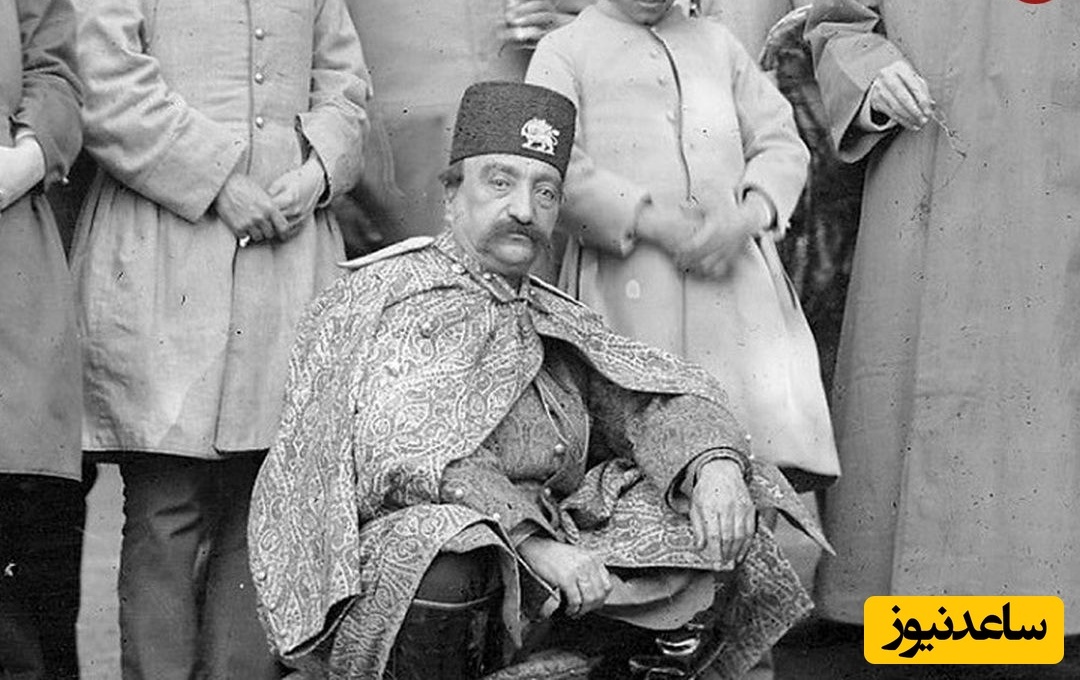 عکس؛ سفر در زمان؛ «ناصرالدین‌شاه در کنار برادرش عبدالصمدمیرزا»؛ دهه 1260