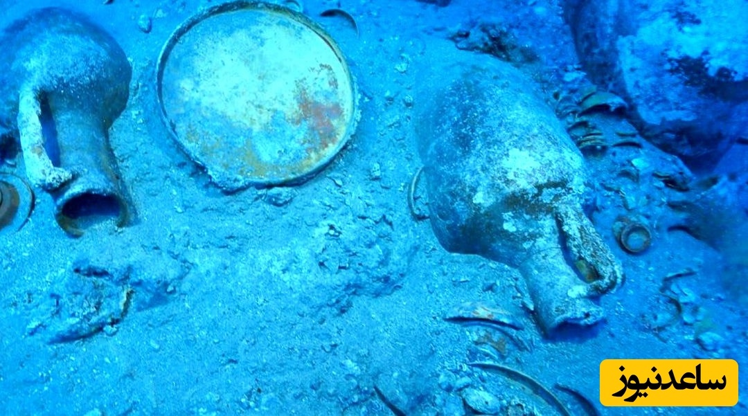 گنجینۀ کوزه‌های سالم 2 هزارساله در عمق 40 متری دریا در سواحل آنتالیا کشف شد