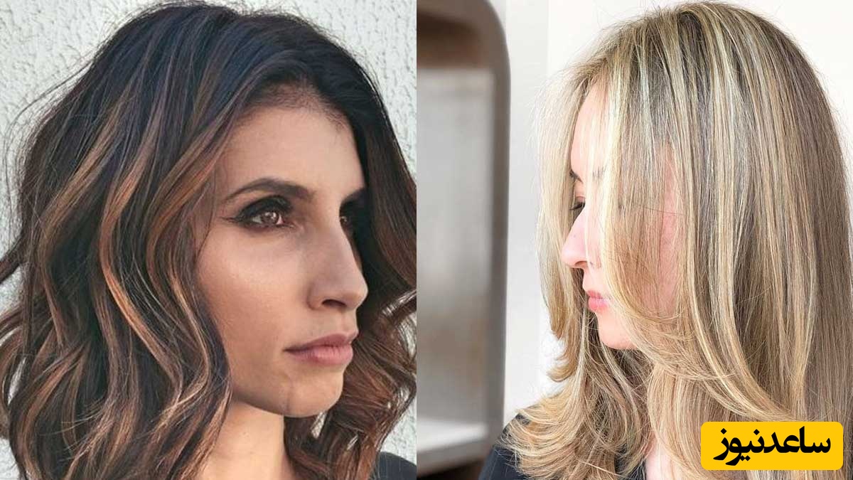 مدل مو با فرق کج