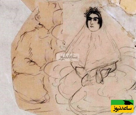 نقاشی اصلی ناصرالدین شاه از جیران