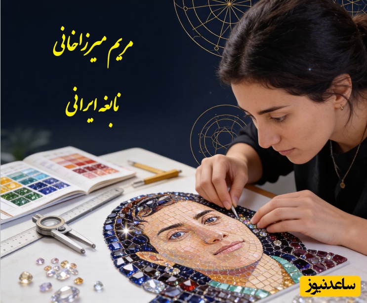 (ویدئو) معجزه‌ای از نور و عشق با 27 هزار الماس کوچک: الهه دیبا با دستانی لرزان، مریم میرزاخانی، نابغه ایرانی را جاودانه کرد... آیا تا به حال چنین زیبایی جگرسوزی دیده‌اید؟ 💔