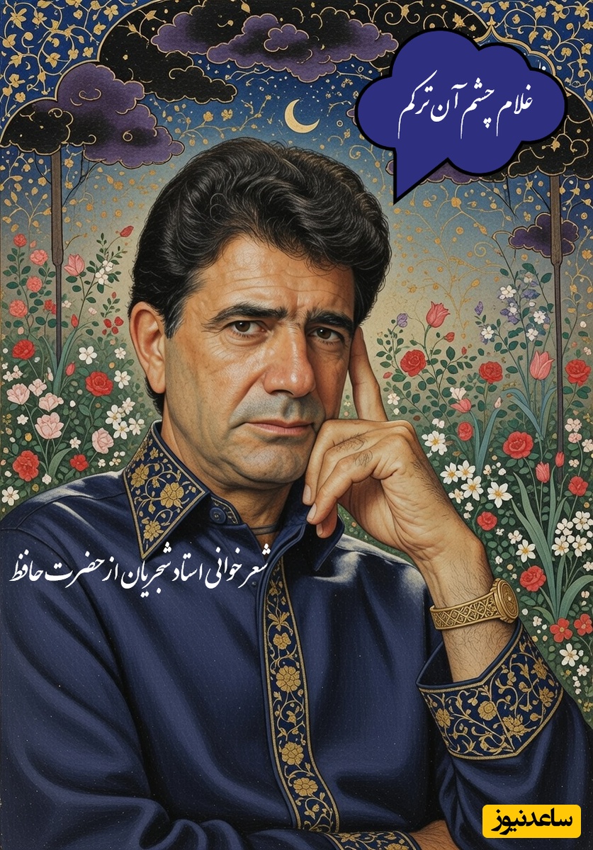 مهمان صدای ملکوتی استاد شجریان باشید؛ غزل (کافردل) حضرت حافظ با صدای بهشتی محمدرضا شجریان، خسرو آواز ایران:غلام چشم آن ترکم که در خوابِ خوشِ مستی...نگارین گلشنش روی است و مشکین سایبان ابرو❤