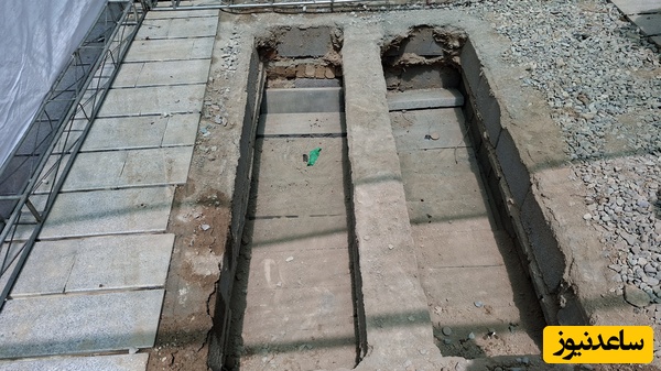 آماده سازی مزار سرلشکر باقری در کنار برادر شهیدش+ویدیو