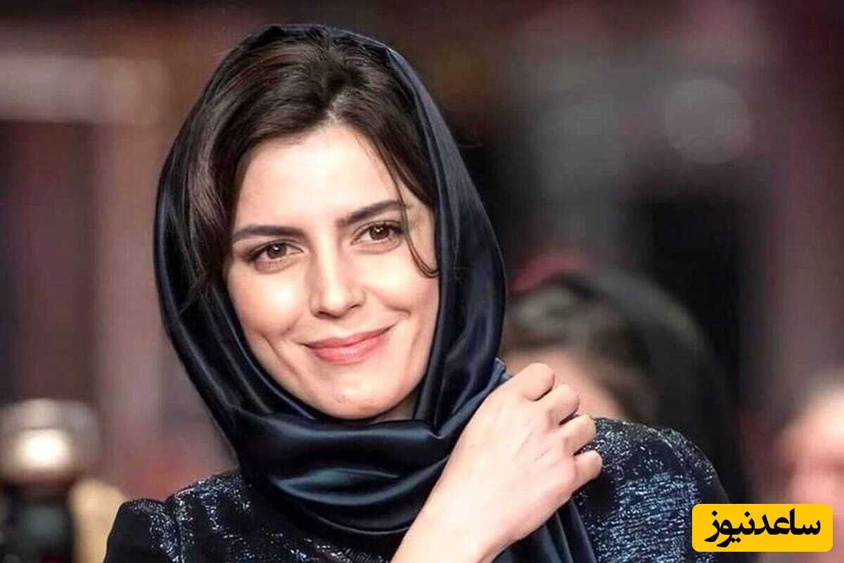 استایل مجلسی و شیک عکس جدید لیلا حاتمی با ترکیب رنگ مشکی و قرمز