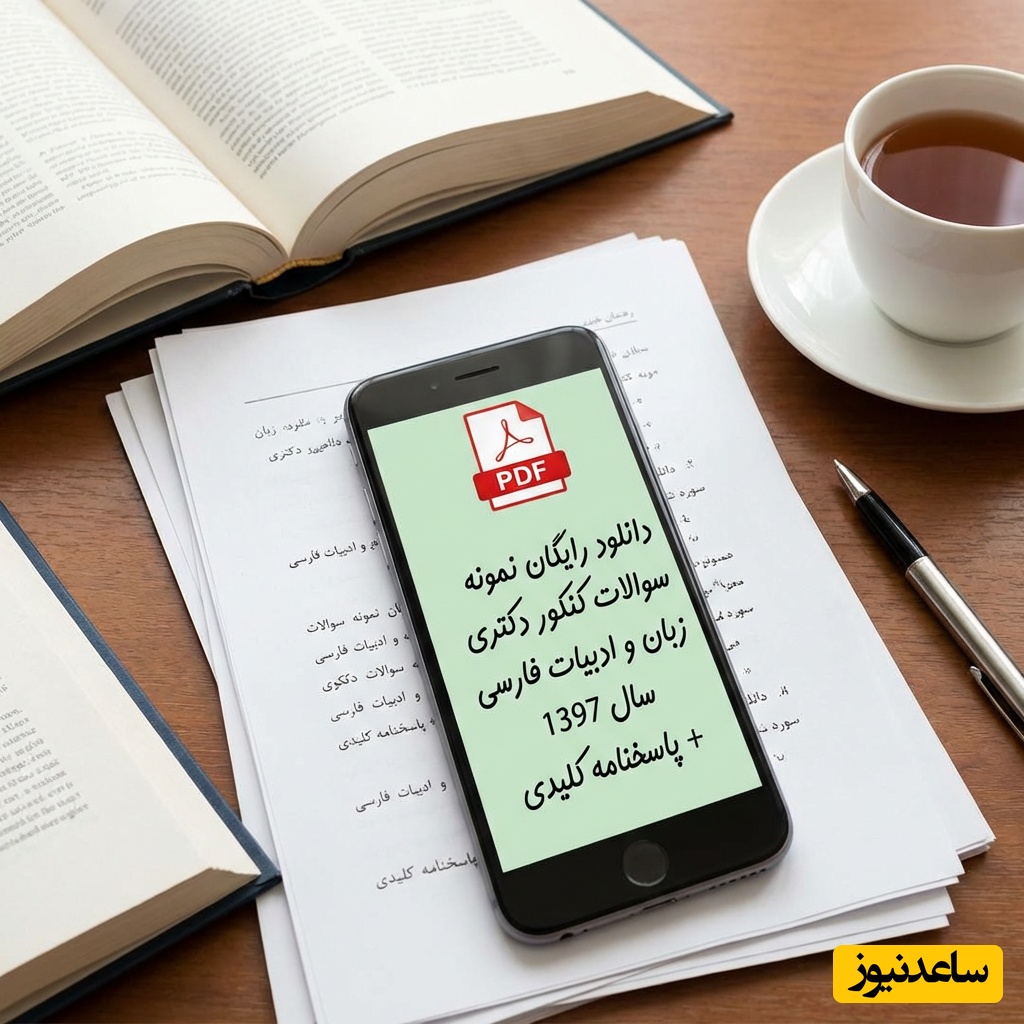 دانلود رایگان نمونه سوالات کنکور دکتری زبان و ادبیات فارسی سال 1397 + پاسخنامه کلیدی (PDF)