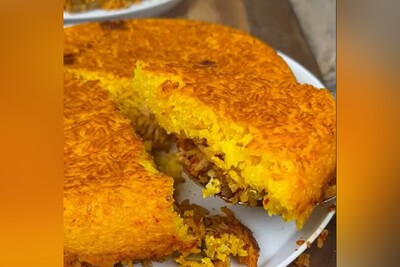 طرز تهیه ته چین لوبیا پلو؛ غذای خوشمزه و مجلسی به سبک رستورانی/ یه غذای ایرانی اصیل با عطر و طعم بینظیر