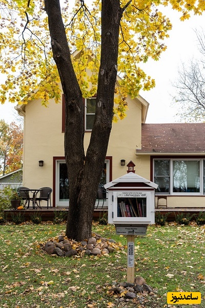  اولین کتابخانه کوچک ساخته‌شده توسط «تاد بول»