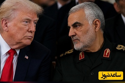 ورود مخفیانه و همراه با ترس ترامپ به عراق از زبان سردار سلیمانی: با چراغ قوه ترامپ رو هدایت کردند و پنجره‌های هواپیما رو...+فیلم
