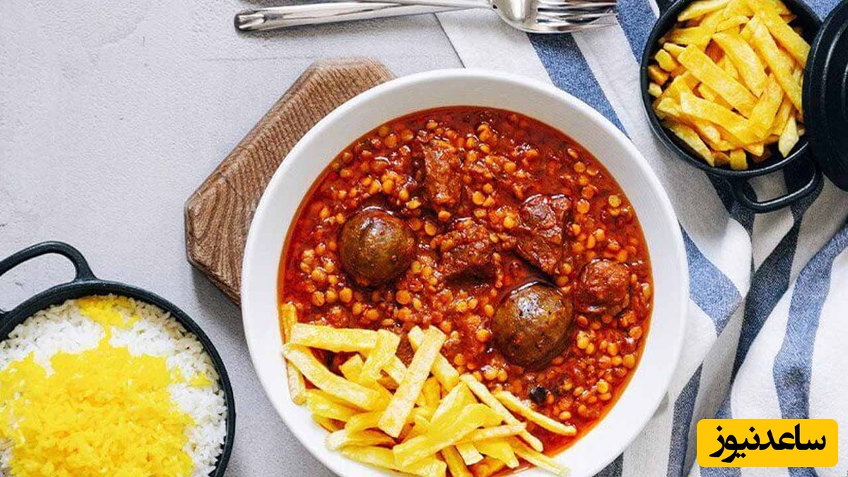 طرز تهیه قیمه مجلسی مامان پز/ ببین چه رنگ و لعابی داره غذاهای سنتی+ فیلم