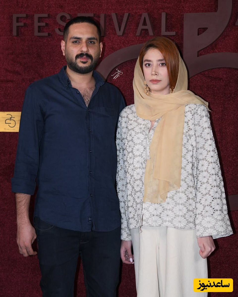 پدرام پورامیری و همسرش