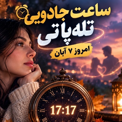 ساعت جادویی تله‌پاتی امروز پنجشنبه 7 آبان 1405/ رمزی که فقط عاشقان می‌فهمند؛ وقتی عقربه‌ها روی این عدد گره می‌خورند چه اتفاقی می‌افتد؟💕