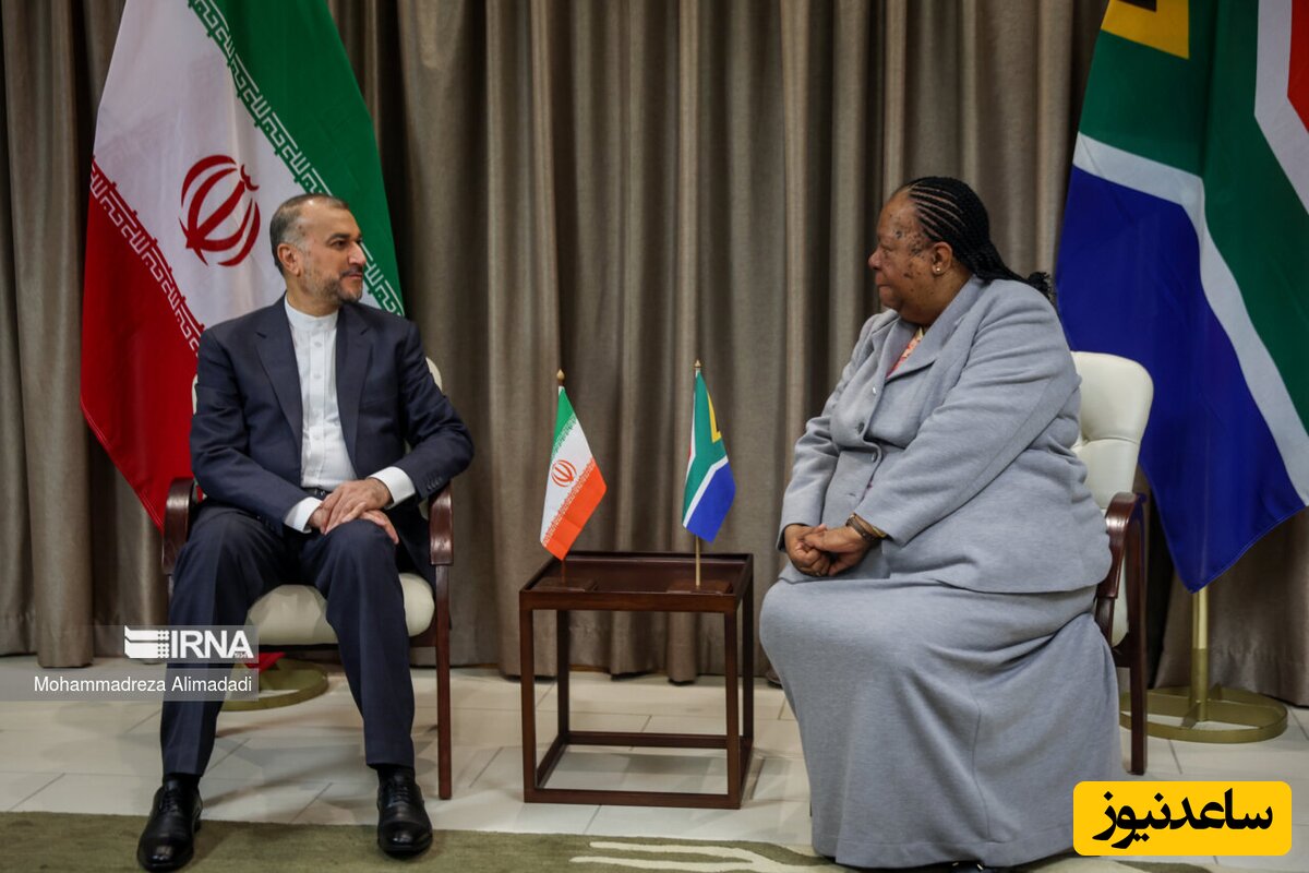وزیر روابط بین‌الملل آفریقای‌جنوبی در دیدار با حسین امیرعبداللهیان