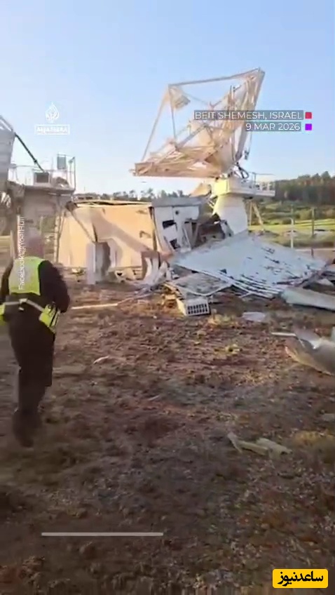 لحظه برخورد موشک به رادار های میلیارد دلاری اسرائیل از نمای نزدیک!/ تا پس گرفتن قدس پیش میریم حرومزاده‌ها+ ویدیو