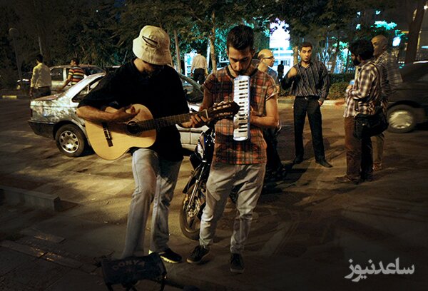 کنسرت زیبای شش نفره روی دوچرخه در خیابان های تهران غوغا به پا کرد +فیلم