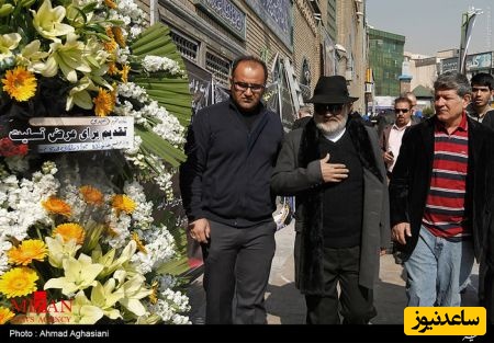 مراسم ختم پدر اکبر عبدی