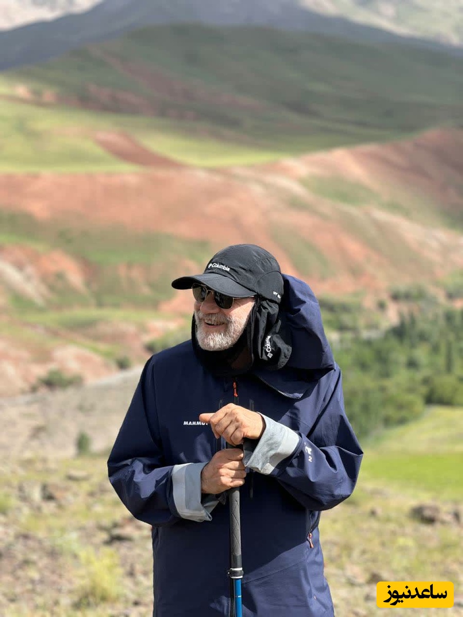 فیلمی دیده نشده از کوهنوردی شهید علی لاریجانی در مسیر قله دماوند