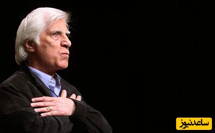 میز عزای ایرانی که برای بهرام بیضایی در آمریکا و در خانه‌اش چیده شد؛ رومیزی ایرانی با ترکیب عکسهای دوران کودکی، شمع و گلهای سفید +عکس