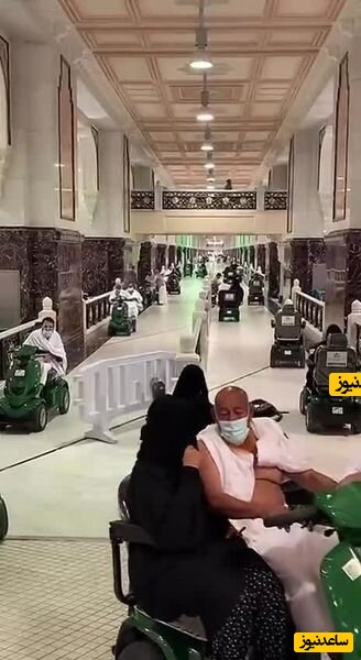 (ویدئو) موتورسواری دیدنی زنان عرب با چادر در مسجد الحرام