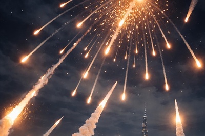 (ویدئو) تخلیه انبار موشکی اعراب در 30 ثانیه؛ بلایی که کلاهک‌های جدید ایران سر پدافند پاتریوت آمریکایی آورد!😂