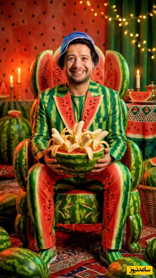 یلدای به یادماندنی با نعیمه نظام دوست، لیلا اوتادی، علی صادقی و طناز ترین های سینمای ایران به یمن یلدا و آجیلش، انار سرخ و هندوانه شیرینش+فیلم