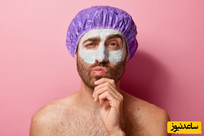 مرد با ماسک صورت