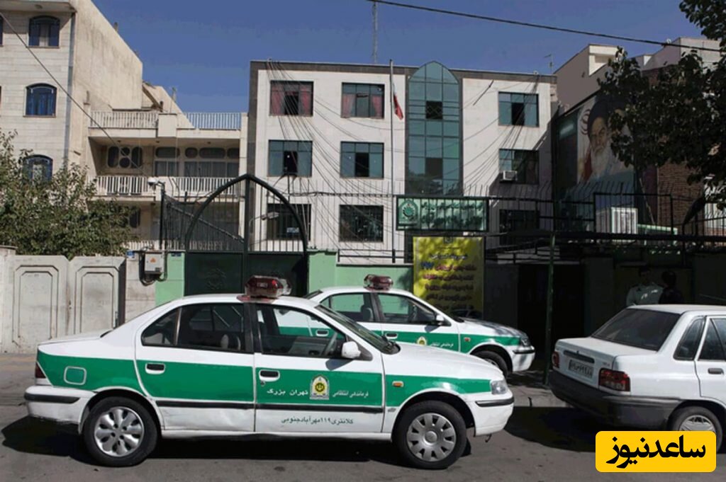 خودروی نیروی انتظامی کلانتری 119 مهرآباد جنوبی در تهران