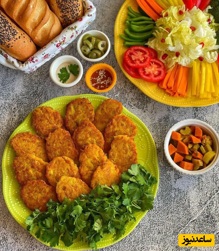 طرز تهیه کوکوی مرغ سنتی به روش مامان پز/ غذایی که باهاش انگشتاتم میخوری!+ ویدیو